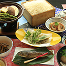 自家製の「会津コシヒカリ」のある日のご夕食